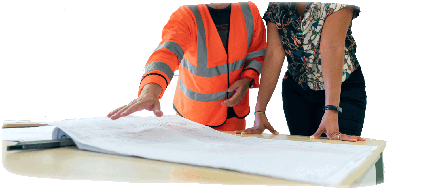 Image of two people collaborating on a project by ThisIsEngineering taken from Pexels